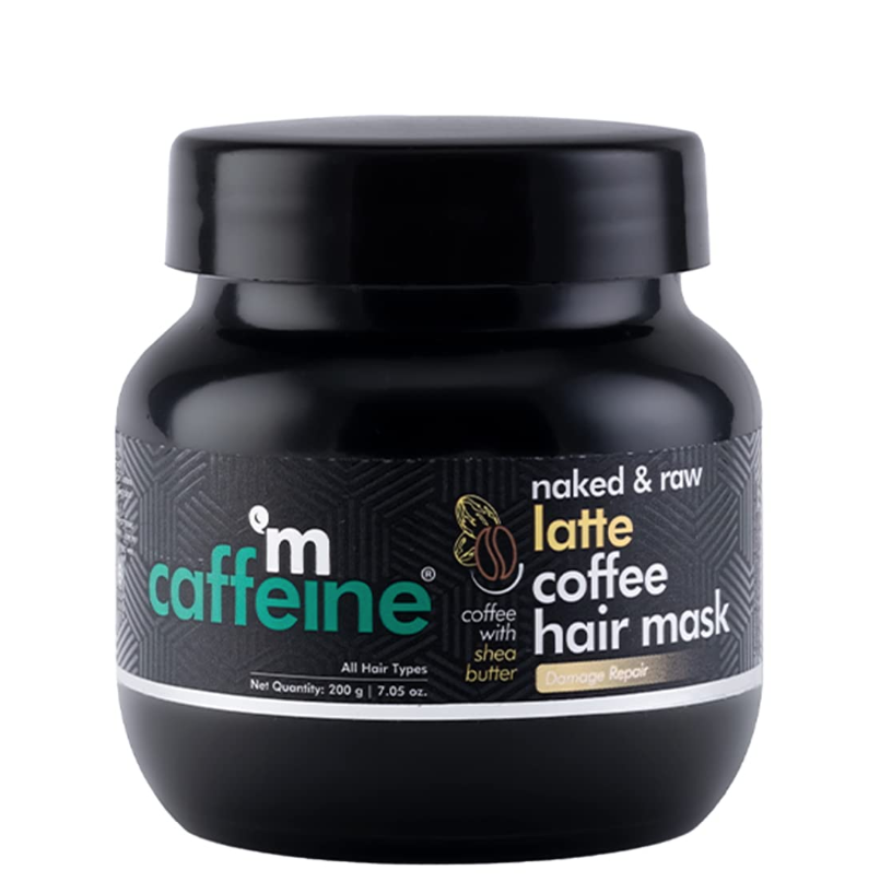 mCaaffeine Deep Conditioning Hair Mask for Smoothening Hair | Hair Spa Cream with Shea Butter & Murumuru Butter | Hair Mask For Frizzy, Dry & Damaged Hair | SLS & Paraben Free